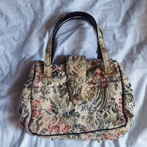 Rare Vintage Kent Tapestry Handbag